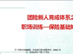 团险新人育成体系之职场训练保险基础知识33页.pptx