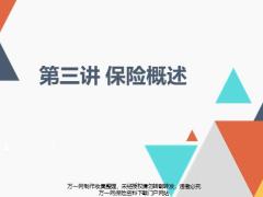 2019保险专题课程3保险的概述24页.pptx