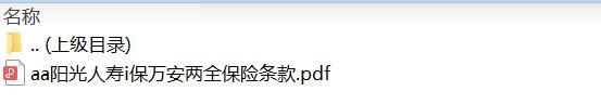 阳光人寿i保万安两全保险条款.zip