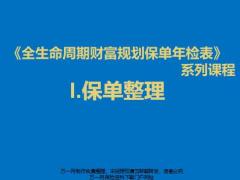 全生命周期財(cái)富規(guī)劃保單年檢表之保單整理14頁.pptx