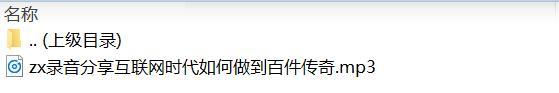 录音分享互联网时代如何做到百件传奇.zip