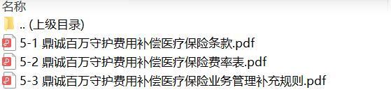 鼎诚百万守护费用补偿医疗保险条款费率业务管理补充规则.rar