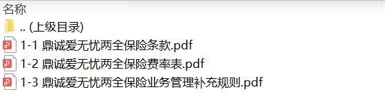 鼎诚爱无忧两全保险条款费率业务管理补充规则.rar