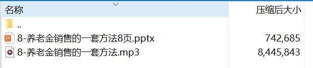 养老金销售的一套方法讲解含录音.rar