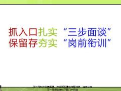 抓入口扎实三步面谈保留存夯实岗前衔67页.pptx