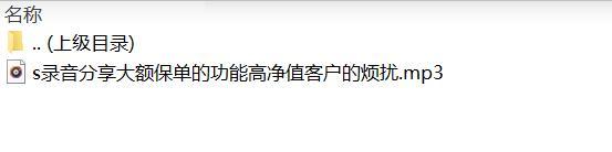 录音分享大额保单的功能高净值客户的烦扰.rar