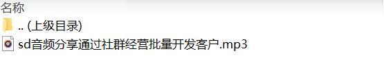 音频分享通过社群经营批量开发客户.rar