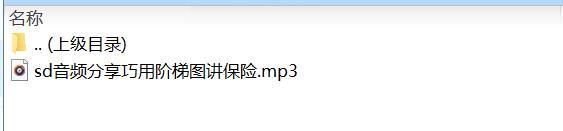 音频分享巧用阶梯图讲保险.rar
