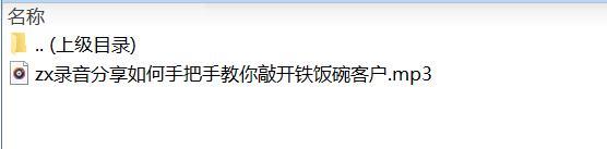录音分享2如何手把手教你敲开铁饭碗客户.rar