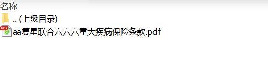 复星联合六六六重大疾病保险条款.rar