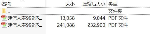 建信人寿999还本两全保险条款费率.rar