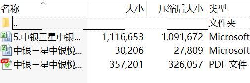 中银三星中银悦享金生养老年金保险条款费率现金价值.rar