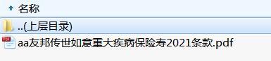 友邦传世如意重大疾病保险寿2021条款.rar