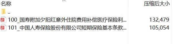 国寿附加夕阳红意外住院费用补偿医疗保险条款.rar
