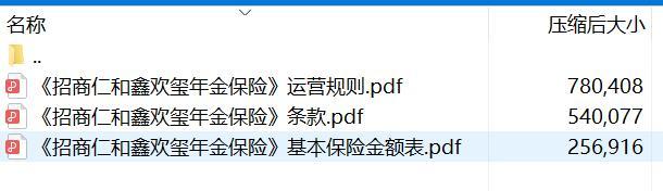 招商仁和鑫欢玺年金保险条款费率规则.rar