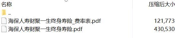 海保人寿财聚一生终身寿险条款费率.rar