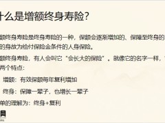 增额终身寿险训练理念篇配置意义目的特点23页.pptx