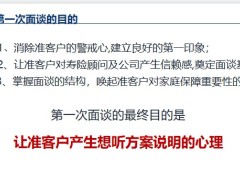 新人銜接培訓(xùn)第一次面談之保障觀念的目的與步驟話題演繹含備注36頁(yè).pptx