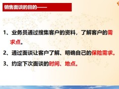 保險新人訓(xùn)練銷售面談的定義目的流程演練26頁.pptx